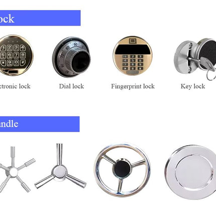 Rubik Customized Vault Door RB-2085, 2 Hours Fire Resistant Push-in Flat-Opening Vault Door