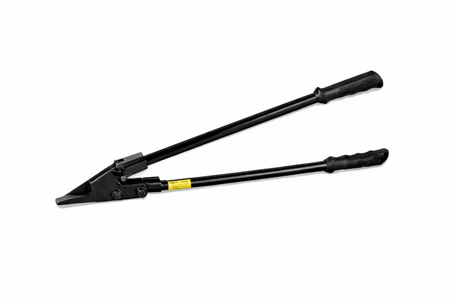 24-Inch Steel Strip Scissors Industrial Shears for Steel Coil and Strapping (Black)