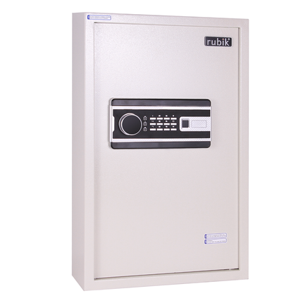 Rubik Digital Key Cabinet (100-Keys Capacity) Electronic Key Storage Wall Safe Lock Box Wall-Mounted RBS100EW Black