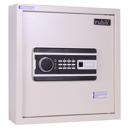Rubik Digital Key Cabinet (42-Keys Capacity) Electronic Key Storage Wall Safe Lock Box Wall-Mounted RBS42EW White