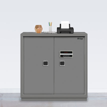 Rubik Double Door Cabinet Safe Box 100x90cm, Digital Lock with Keys, For Home, Business & Commercial Use