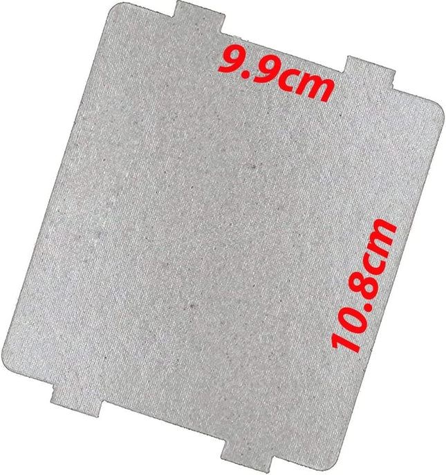 Microwave Waveguide Cover Pre-cut MICA Sheet (10.8 x 9.9 cm) Replacement Part (1 pc)