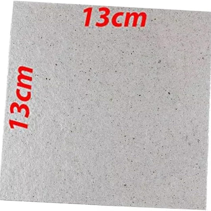 Large Microwave Waveguide Cover DIY Cut to Size MICA Sheet (13 x 13 cm) Replacement Part (1 pc)
