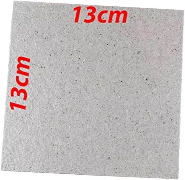 Large Microwave Waveguide Cover DIY Cut to Size MICA Sheet (13 x 13 cm) Replacement Part (1 pc)