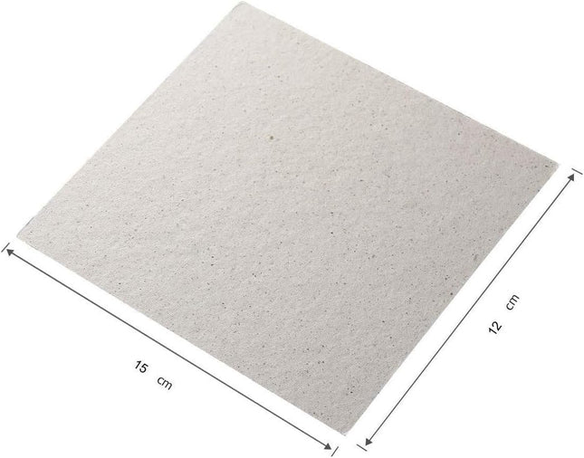Large Microwave Waveguide Cover DIY Cut to Size MICA Sheet (15 x 12 cm) Replacement Part (Pack of 1pc)