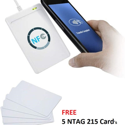 ACR122U-A9 USB NFC RFID Reader Writer, Support Mifare FeliCa and all 4 types of NFC (ISO/IEC 18092) Tags