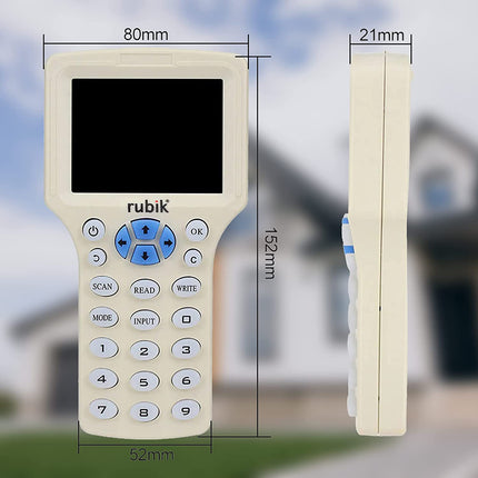 Rubik RFID Card Reader Writer Copier Duplicator (ID-125Khz Bundle)