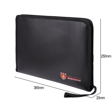 Fireproof Expanding File Folder 36.5x25cm - 13 Pockets, 600 Sheet Capacity