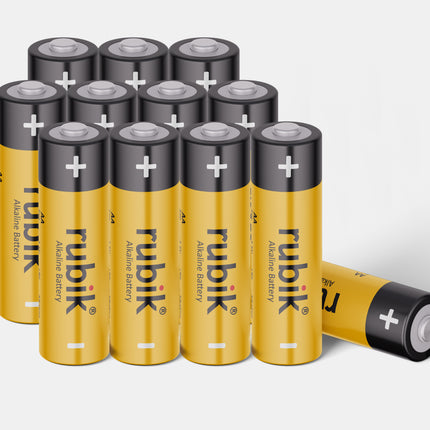 Rubik AA 1.5V Alkaline Long Lasting LR6 Batteries