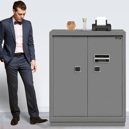 Rubik Double Door Cabinet Safe Box 120x90cm, Digital Lock with Keys, For Home, Business & Commercial Use