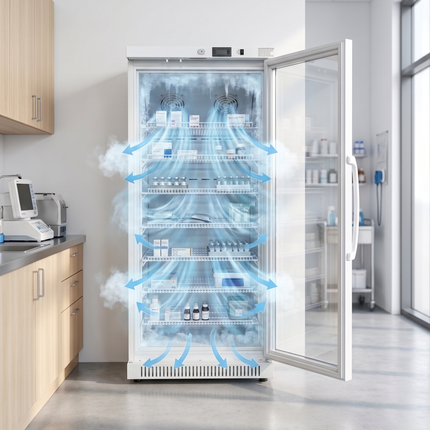 Medical Refrigerator 216L - Vaccine & Pharmaceutical Fridge Digital Control / Alarm / Thermometer, JGA-BC228