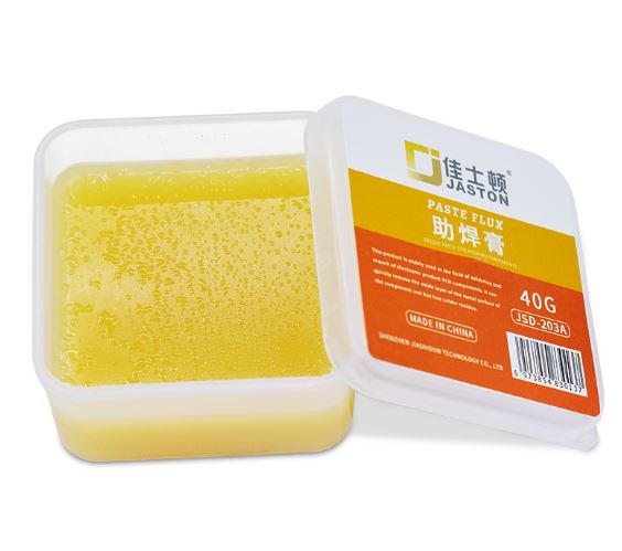 JASTON JSD-203A Rosin Flux Paste 40g for Soldering Rework, PCB Repair, and BGA Welding
