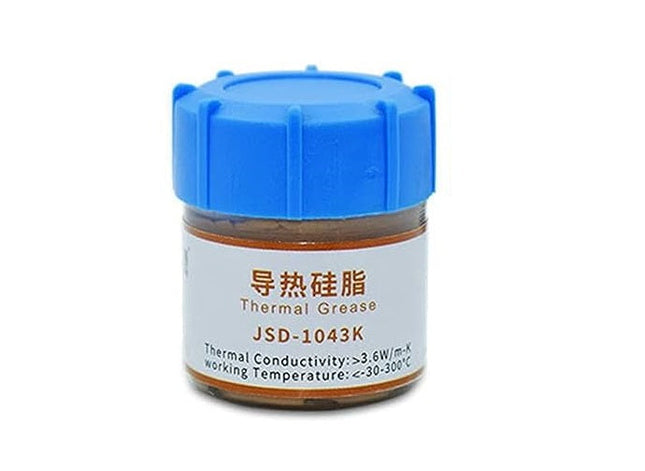 JASTON Golden Thermal Grease for CPU, GPU, Chipset, and LED, High-Performance Silicone CPU Cooling Thermal Paste JSD-1043K