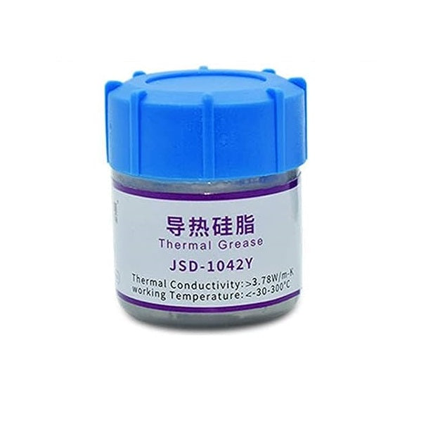 JASTON Silver Thermal Grease for CPU, GPU, Chipset, and LED, High-Performance Silicone CPU Cooling Thermal Paste JSD-1042Y
