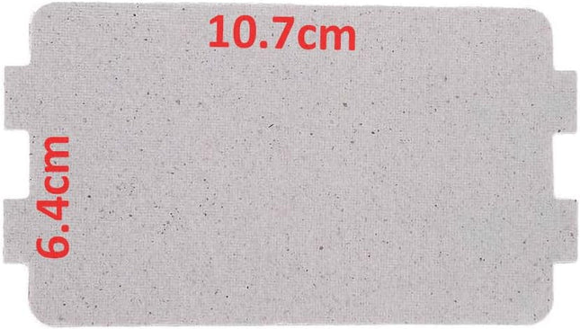 Microwave Waveguide Cover Pre-cut MICA Sheet (10.7x6.4cm) Replacement Part (1 pc)