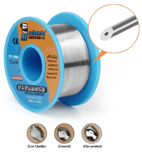 Mechanic 0.3 0.4 0.5 0.6mm Soldering Wire Tin/Lead 63/37 Special Purpose Solder Wire TY-V866