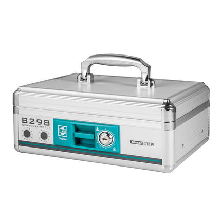 Glosen Cash Box with Key Lock, Portable Cash Register Model B298