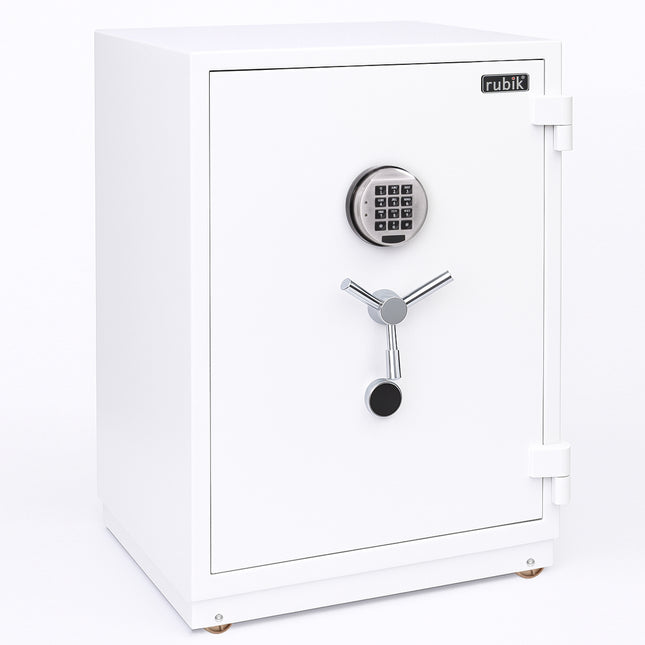Rubik Digital Fireproof Safe Box 180kg, Dual Lock (Key + PIN Code), 2-Hour Fire Rated Security Locker (80x55x55 cm) RBAS80