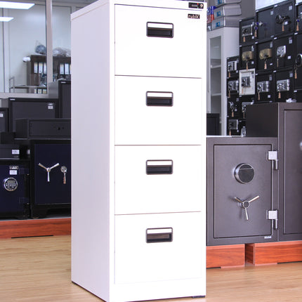 4 Drawer Vertical Steel Filing Hanger Cabinet with 4-Digit Combination Lock for A4 and FC Hanging Files