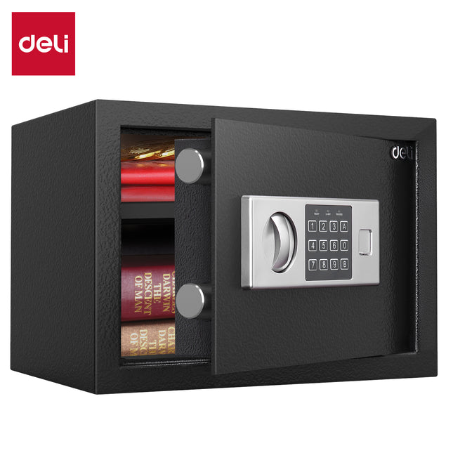 Deli Niello Digital Safe Box T521 (25x35x25cm) Black
