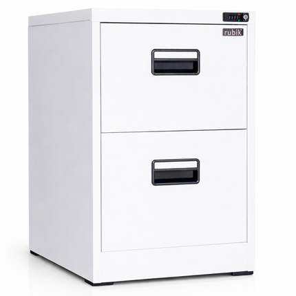 2 Drawer Vertical Steel Filing Hanger Cabinet with 4-Digit Combination Lock for A4 and FC Hanging Files