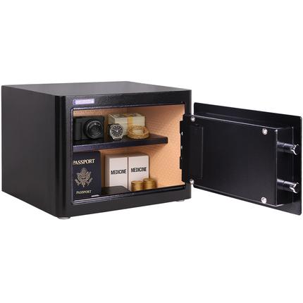 Rubik Biometric Fingerprint Safe Box RB25AG (25x35x28cm) Black