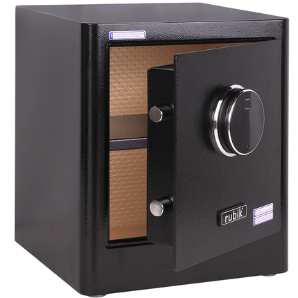 Rubik Biometric Fingerprint Safe Box RB35AG (35x30x28cm) Black