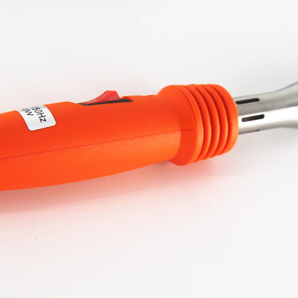 80W Electric Soldering Iron with Iron Clad and On/Off Switch, Bent Chisel Tip