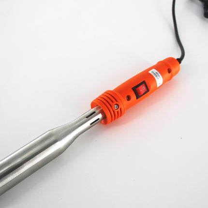 80W Electric Soldering Iron with Iron Clad and On/Off Switch, Bent Chisel Tip