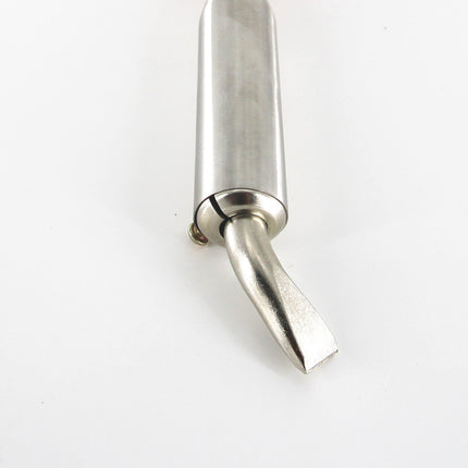 80W Electric Soldering Iron with Iron Clad and On/Off Switch, Bent Chisel Tip