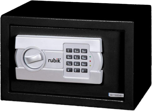Rubik Small Digital Safe Box with Keys, RB20EG (20x31x20cm)