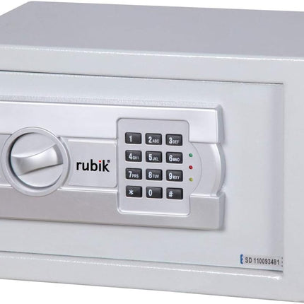 Rubik Small Digital Safe Box with Keys, RB20EG (20x31x20cm)