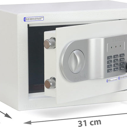 Rubik Small Digital Safe Box with Keys, RB20AJ (20x31x20cm)