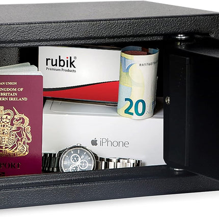 Rubik Small Digital Safe Box with Keys, RB20AJ (20x31x20cm)
