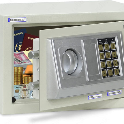 Rubik Small Digital Safe Box with Keys, RB20EA (20x31x20cm)