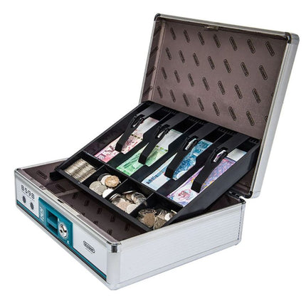 Glosen Cash Box with Key Lock, Portable Cash Register Model B598