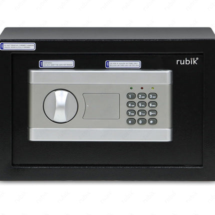 Rubik Small Digital Safe Box with Keys, RB20EP (20x31x20cm)