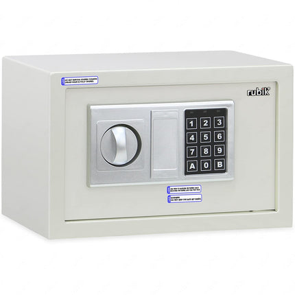 Rubik Small Digital Safe Box with Keys, RB20EDS (20x31x20cm)