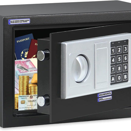 Rubik Small Digital Safe Box with Keys, RB20EDS (20x31x20cm)