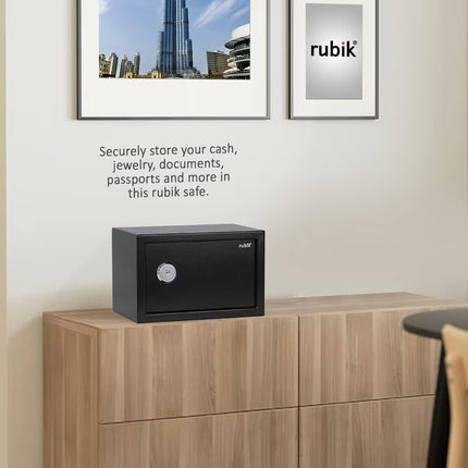 Rubik Small Manual Key Safe Box with 3 Keys, RB20K (20x31x20cm)
