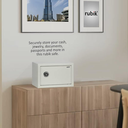 Rubik Small Manual Key Safe Box with 3 Keys, RB20K (20x31x20cm)