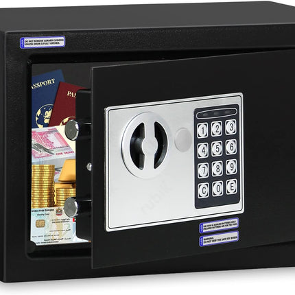 Rubik Small Digital Safe Box with Keys, RB20EF (20x31x20cm)