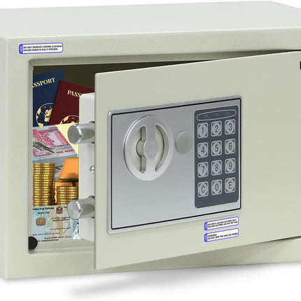 Rubik Small Digital Safe Box with Keys, RB20EF (20x31x20cm)