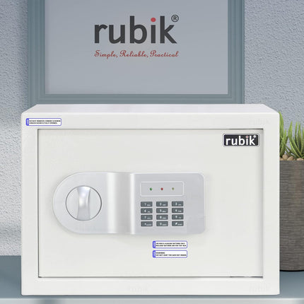 Rubik Medium Digital Safe Box with Keys, RB25AJ (25x35x25cm)