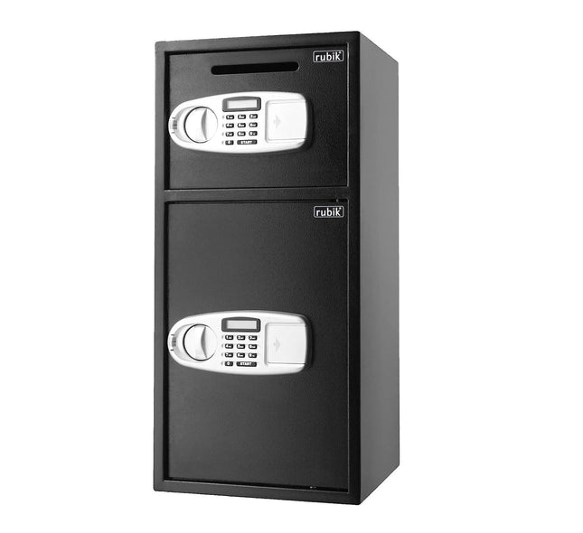Rubik Safe Box Dual Compartment With Independent Digital Lock and Keys, RB75ECL (75x35x35cm)