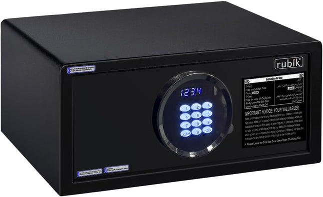 Rubik Hotel Safe Box with Digital Motorized Lock & Keys, RH-2042VVD (42x20x37cm)