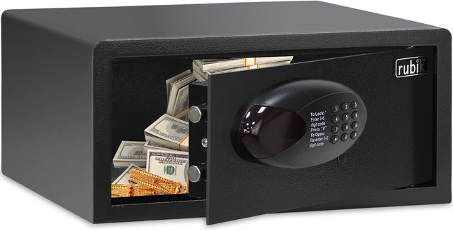 Rubik Hotel Safe Box with Digital Motorized Lock & Keys, RH-2042CY (42x20x37cm)