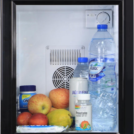 Rubik Hotel Mini Bar Fridge 30L, Glass Door Refrigerator CW-30AA