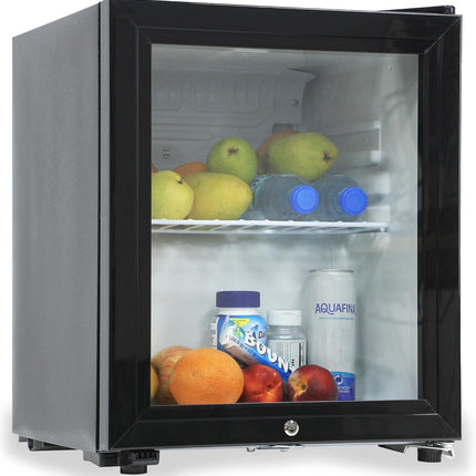 Rubik Hotel Mini Bar Compressor Fridge 40L, Glass Door Refrigerator JC-46HC