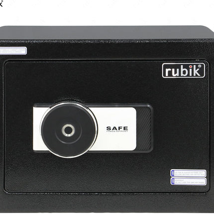 Rubik Medium Fingerprint Safe Box with Keys, RB25FYM (25x35x25cm)